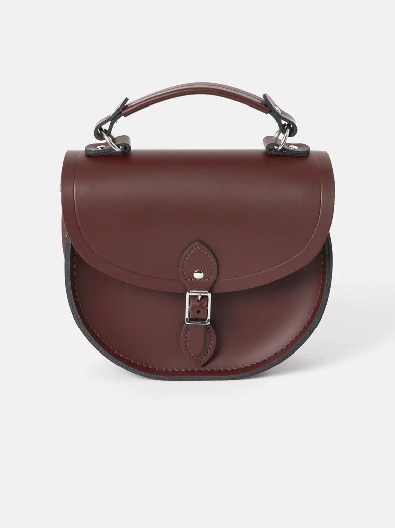 The Messenger Backpack - Oxblood & Navy, The Cambridge Satchel Co.