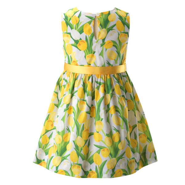 Rachel Riley London Yellow Tulip Sash Dress – Lanigan & Hulme