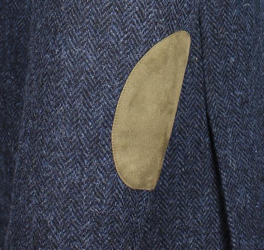 Harris Tweed Patrick Jacket Navy Lanigan Hulme
