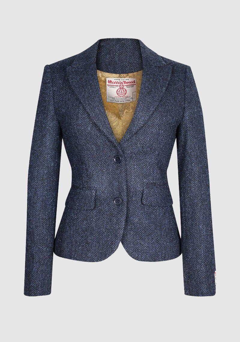 Harris Tweed Tammy Hacking Jacket Navy – Lanigan & Hulme